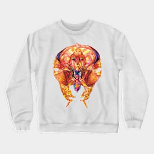 Lion knight. Reversed drawing Crewneck Sweatshirt